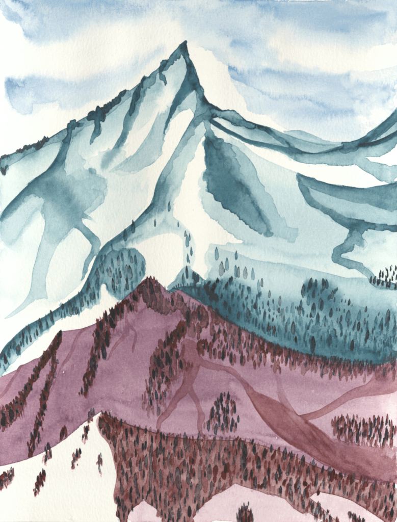Montagnes bleues